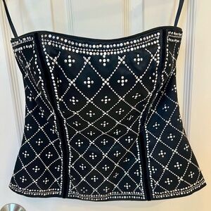 White House Black Market Studded Bustier